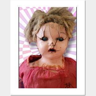 All Cracked Up Creepy Doll Posters and Art